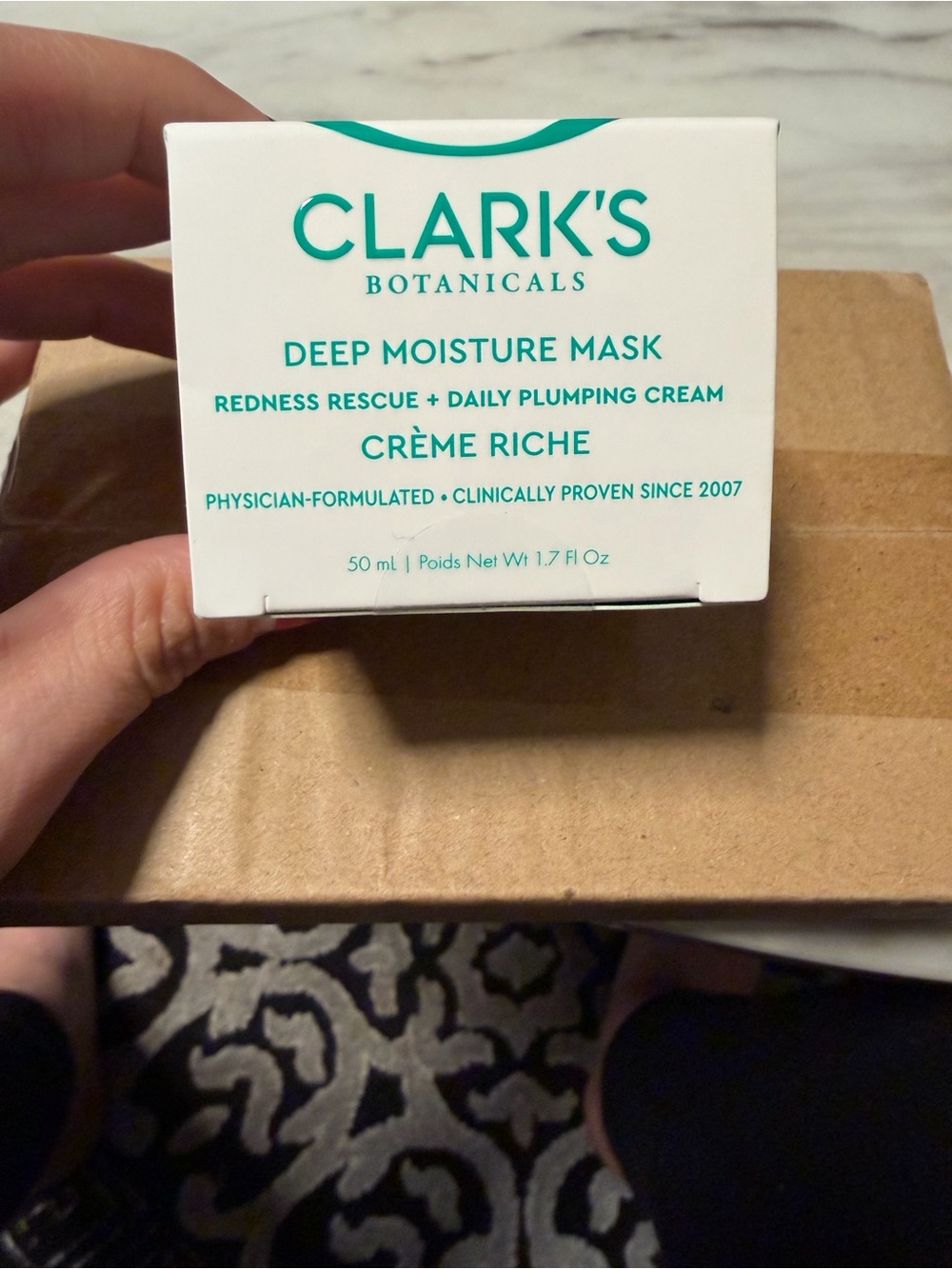 Clark’s Deep Moisture Mask - White/Teal